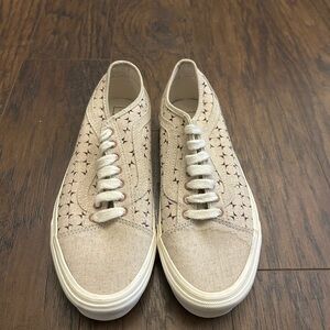 Vans Hemp Eco Theory Beige Patterned Women's Sneakers Unisex
